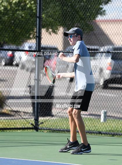 Thumbnail 1 in CHSAA 5A Region 6 Tennis Championships - Pine Creek photogallery.