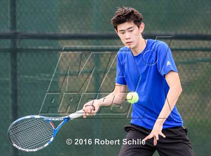 Thumbnail 2 in Acalanes vs. Davis (CIF NorCal Regional Team Tennis Championships) photogallery.