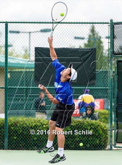 Thumbnail 1 in Acalanes vs. Davis (CIF NorCal Regional Team Tennis Championships) photogallery.