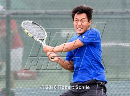 Thumbnail 2 in Acalanes vs. Davis (CIF NorCal Regional Team Tennis Championships) photogallery.