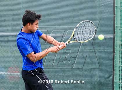 Thumbnail 2 in Acalanes vs. Davis (CIF NorCal Regional Team Tennis Championships) photogallery.