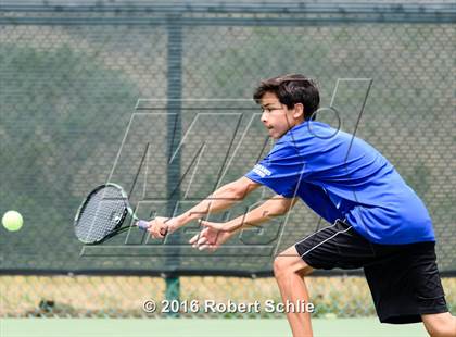 Thumbnail 2 in Acalanes vs. Davis (CIF NorCal Regional Team Tennis Championships) photogallery.