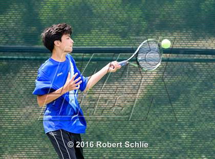 Thumbnail 2 in Acalanes vs. Davis (CIF NorCal Regional Team Tennis Championships) photogallery.