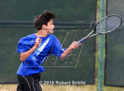 Thumbnail 2 in Acalanes vs. Davis (CIF NorCal Regional Team Tennis Championships) photogallery.