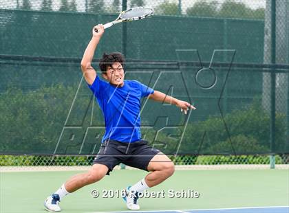 Thumbnail 2 in Acalanes vs. Davis (CIF NorCal Regional Team Tennis Championships) photogallery.