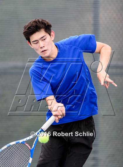 Thumbnail 3 in Acalanes vs. Davis (CIF NorCal Regional Team Tennis Championships) photogallery.