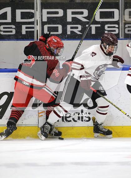 Thumbnail 2 in Niagara-Wheatfield vs  St. Joseph's Collegiate Institute photogallery.