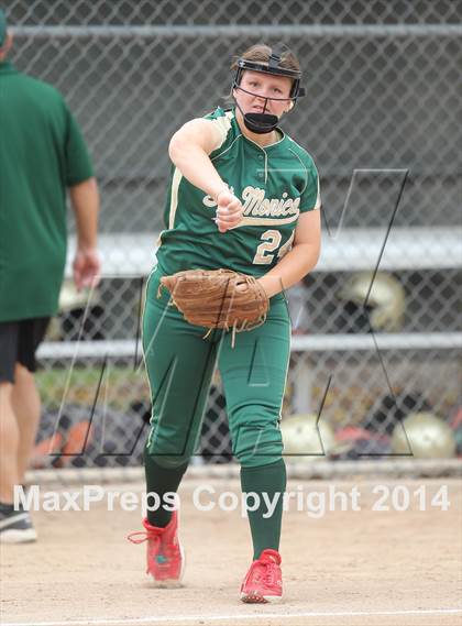 Thumbnail 2 in St. Monica @ Bellarmine-Jefferson (CIF SS Playoffs) photogallery.
