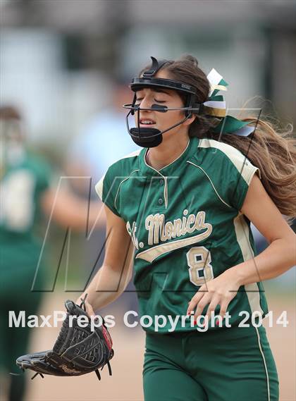 Thumbnail 2 in St. Monica @ Bellarmine-Jefferson (CIF SS Playoffs) photogallery.