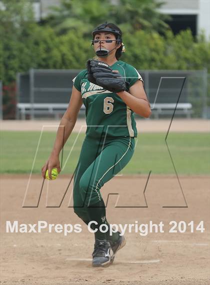 Thumbnail 3 in St. Monica @ Bellarmine-Jefferson (CIF SS Playoffs) photogallery.