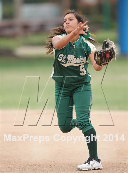 Thumbnail 1 in St. Monica @ Bellarmine-Jefferson (CIF SS Playoffs) photogallery.