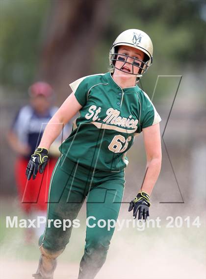 Thumbnail 2 in St. Monica @ Bellarmine-Jefferson (CIF SS Playoffs) photogallery.