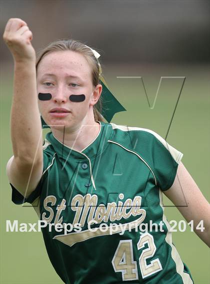 Thumbnail 1 in St. Monica @ Bellarmine-Jefferson (CIF SS Playoffs) photogallery.