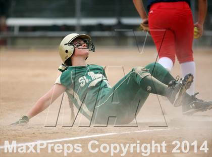 Thumbnail 3 in St. Monica @ Bellarmine-Jefferson (CIF SS Playoffs) photogallery.