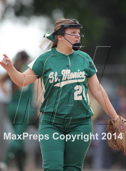 Thumbnail 1 in St. Monica @ Bellarmine-Jefferson (CIF SS Playoffs) photogallery.