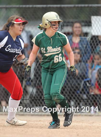 Thumbnail 3 in St. Monica @ Bellarmine-Jefferson (CIF SS Playoffs) photogallery.