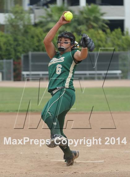 Thumbnail 1 in St. Monica @ Bellarmine-Jefferson (CIF SS Playoffs) photogallery.
