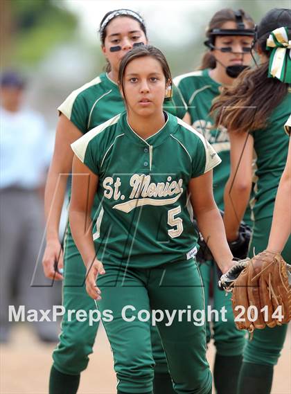 Thumbnail 2 in St. Monica @ Bellarmine-Jefferson (CIF SS Playoffs) photogallery.