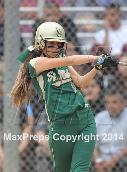 Thumbnail 2 in St. Monica @ Bellarmine-Jefferson (CIF SS Playoffs) photogallery.