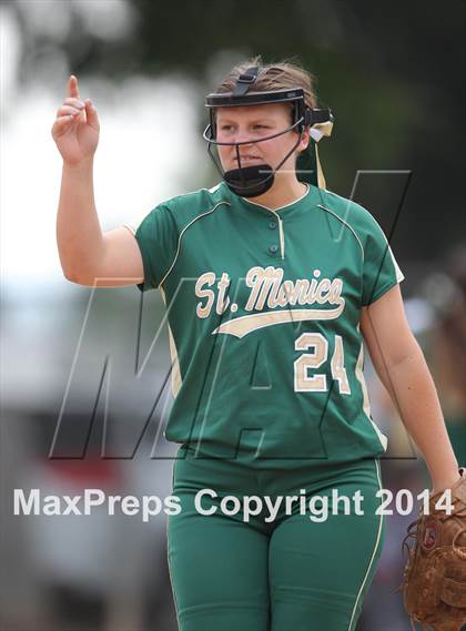 Thumbnail 2 in St. Monica @ Bellarmine-Jefferson (CIF SS Playoffs) photogallery.