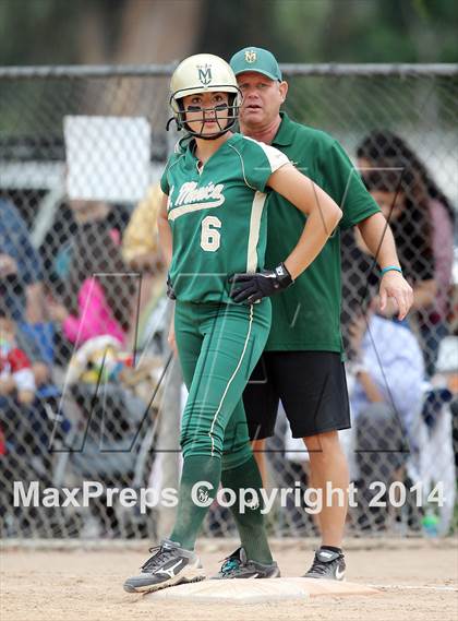 Thumbnail 2 in St. Monica @ Bellarmine-Jefferson (CIF SS Playoffs) photogallery.