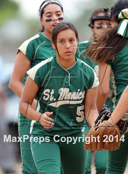 Thumbnail 1 in St. Monica @ Bellarmine-Jefferson (CIF SS Playoffs) photogallery.