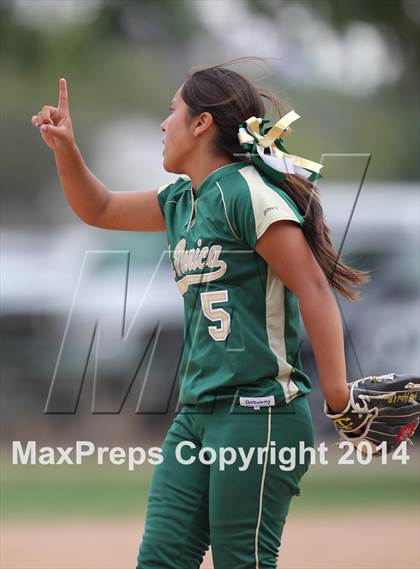 Thumbnail 3 in St. Monica @ Bellarmine-Jefferson (CIF SS Playoffs) photogallery.