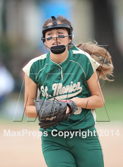Thumbnail 1 in St. Monica @ Bellarmine-Jefferson (CIF SS Playoffs) photogallery.