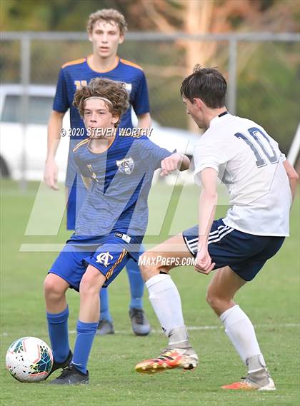 Thumbnail 1 in Wake Christian Academy @ Cary Academy (NCISAA 4A 1st Round) photogallery.