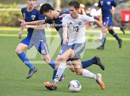 Thumbnail 1 in Wake Christian Academy @ Cary Academy (NCISAA 4A 1st Round) photogallery.