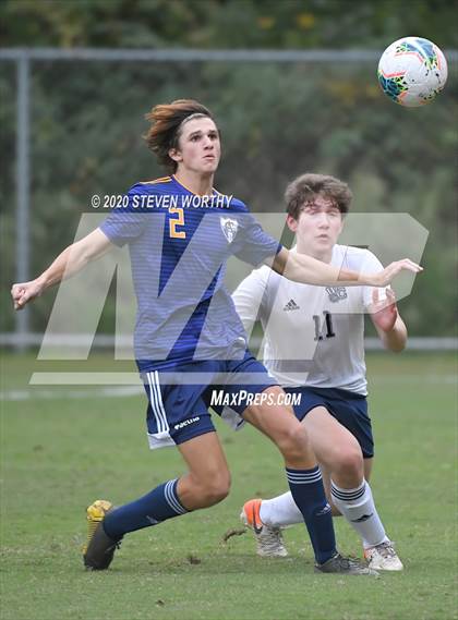 Thumbnail 2 in Wake Christian Academy @ Cary Academy (NCISAA 4A 1st Round) photogallery.