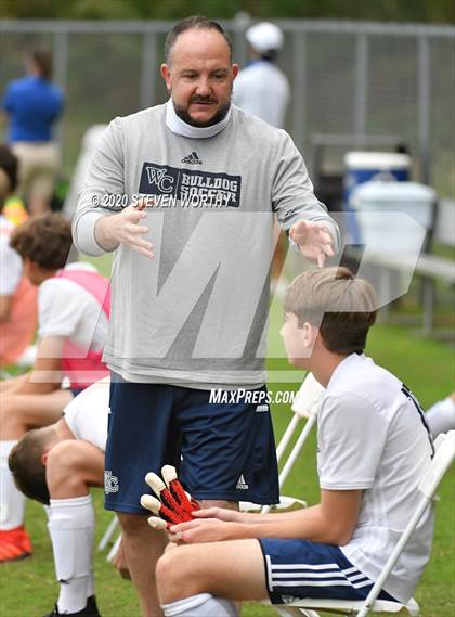 Thumbnail 1 in Wake Christian Academy @ Cary Academy (NCISAA 4A 1st Round) photogallery.
