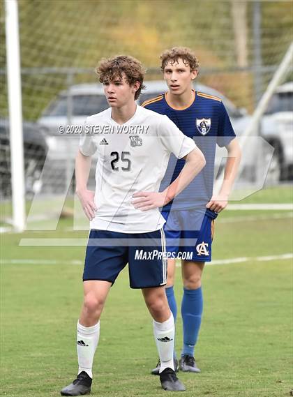Thumbnail 3 in Wake Christian Academy @ Cary Academy (NCISAA 4A 1st Round) photogallery.
