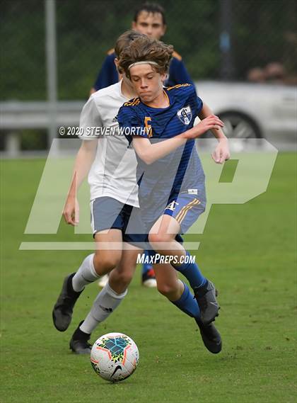 Thumbnail 3 in Wake Christian Academy @ Cary Academy (NCISAA 4A 1st Round) photogallery.
