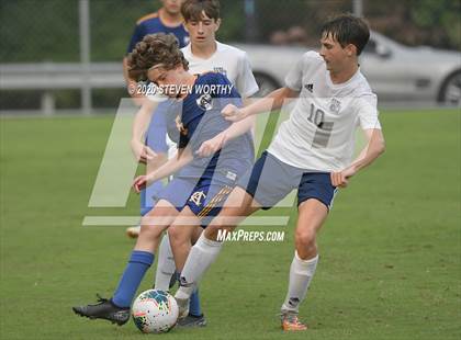 Thumbnail 1 in Wake Christian Academy @ Cary Academy (NCISAA 4A 1st Round) photogallery.