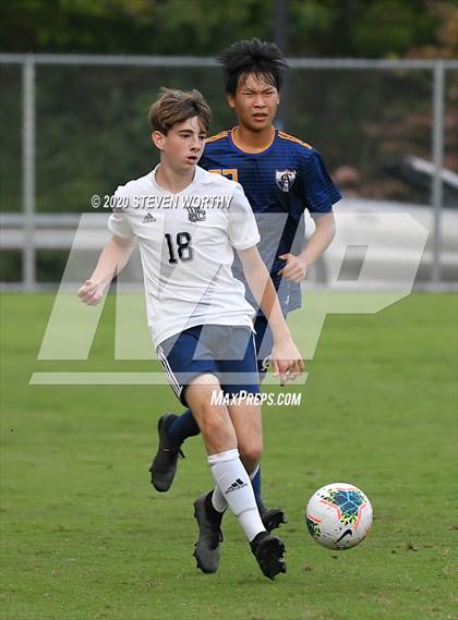 Thumbnail 3 in Wake Christian Academy @ Cary Academy (NCISAA 4A 1st Round) photogallery.