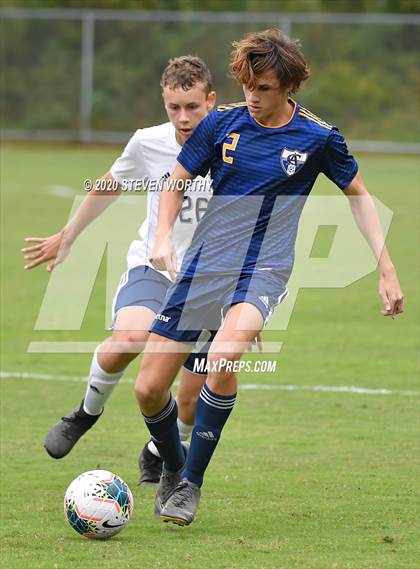 Thumbnail 2 in Wake Christian Academy @ Cary Academy (NCISAA 4A 1st Round) photogallery.