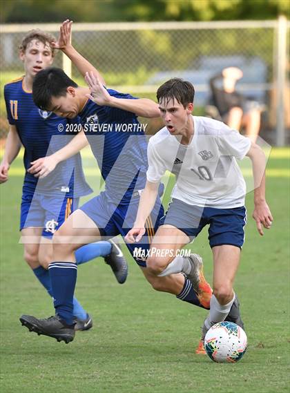 Thumbnail 2 in Wake Christian Academy @ Cary Academy (NCISAA 4A 1st Round) photogallery.
