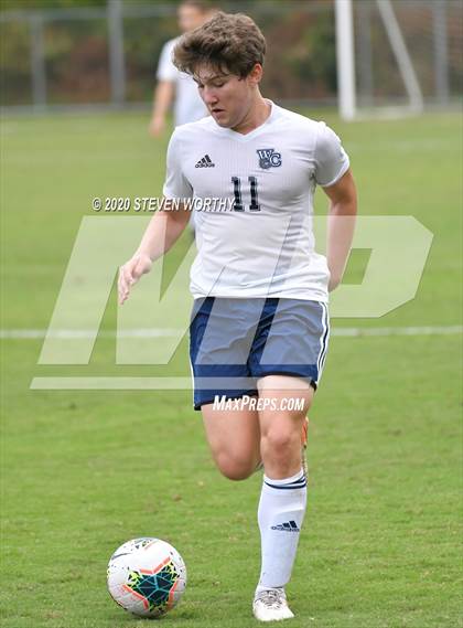 Thumbnail 1 in Wake Christian Academy @ Cary Academy (NCISAA 4A 1st Round) photogallery.