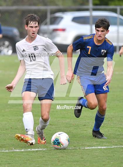 Thumbnail 3 in Wake Christian Academy @ Cary Academy (NCISAA 4A 1st Round) photogallery.
