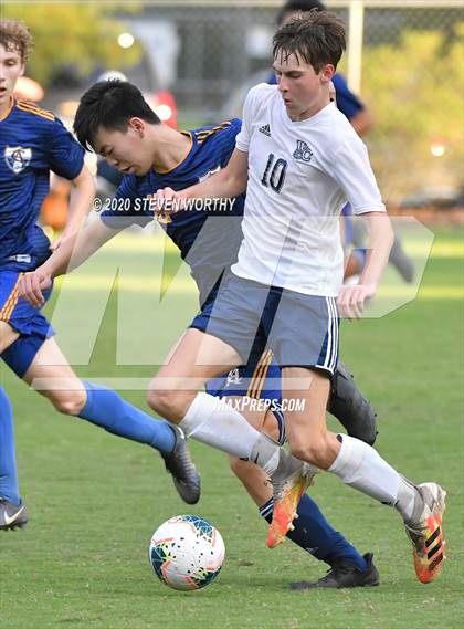 Thumbnail 1 in Wake Christian Academy @ Cary Academy (NCISAA 4A 1st Round) photogallery.