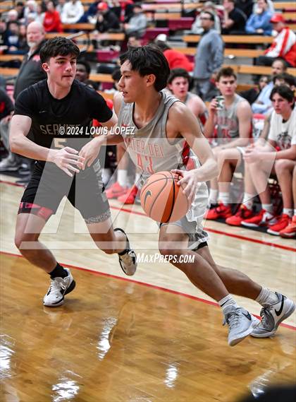 Thumbnail 2 in Servite @ Mater Dei (Nike Extravaganza) photogallery.
