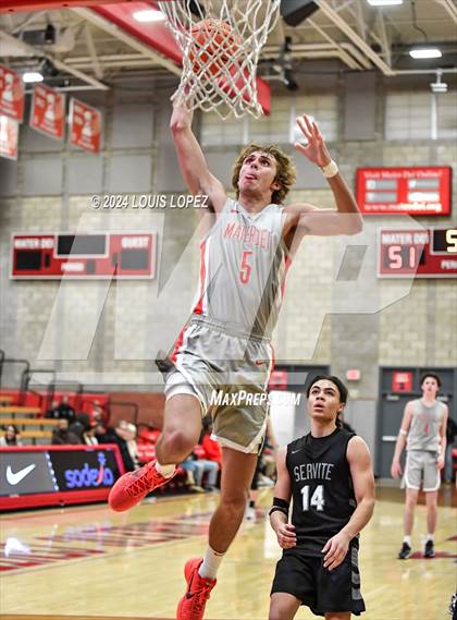 Thumbnail 3 in Servite @ Mater Dei (Nike Extravaganza) photogallery.