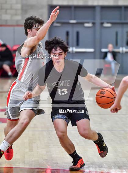 Thumbnail 3 in Servite @ Mater Dei (Nike Extravaganza) photogallery.