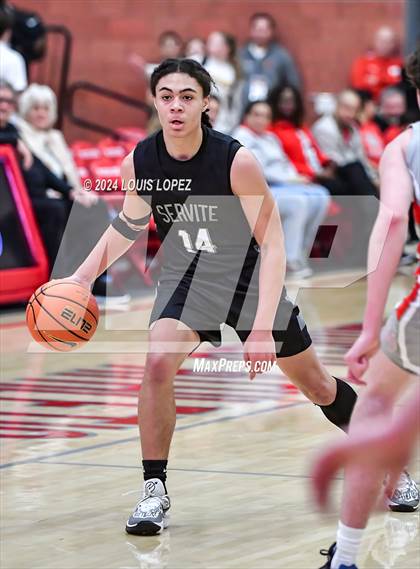 Thumbnail 2 in Servite @ Mater Dei (Nike Extravaganza) photogallery.