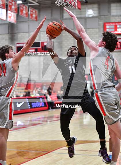 Thumbnail 1 in Servite @ Mater Dei (Nike Extravaganza) photogallery.