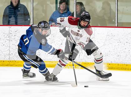 Thumbnail 2 in Worcester Academy @ Berwick Academy (NEPSAC Holt Conference Quarterfinal) photogallery.
