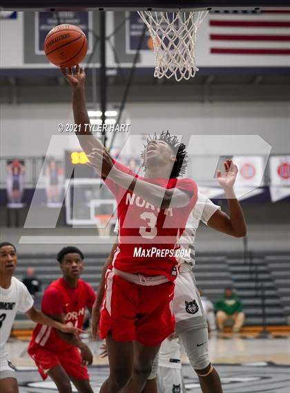 Thumbnail 1 in Hammond vs. Fort Wayne North Side (Sneakers for Santa Shootout) photogallery.