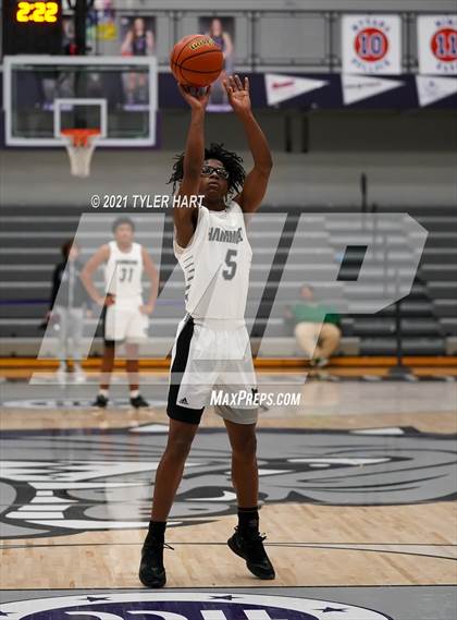 Thumbnail 3 in Hammond vs. Fort Wayne North Side (Sneakers for Santa Shootout) photogallery.