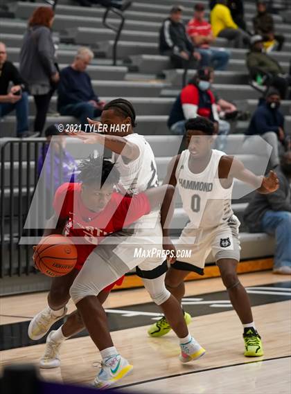 Thumbnail 3 in Hammond vs. Fort Wayne North Side (Sneakers for Santa Shootout) photogallery.